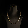 14K Gold Semi-Solid Cuban Link Chain – 10mm