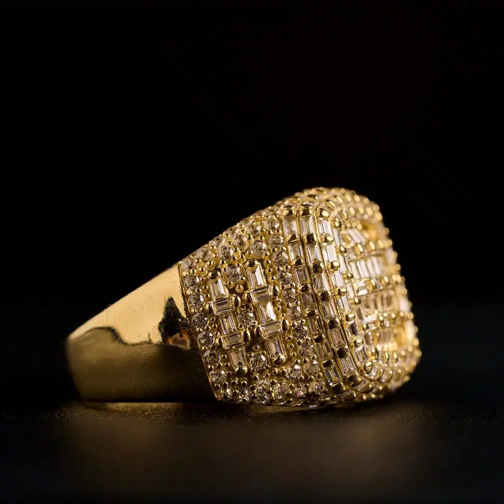 14K Gold Baguette Ring