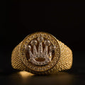 14K Gold Crown Ring