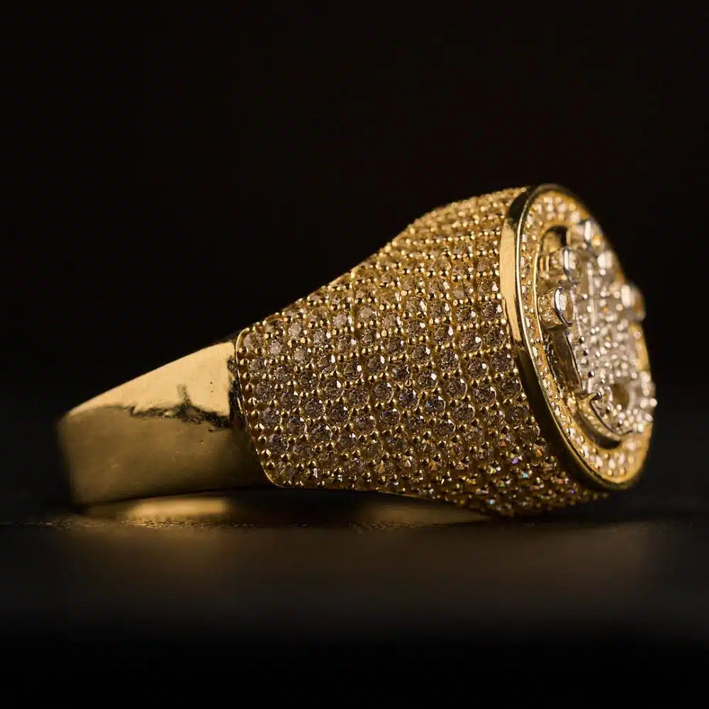 14K Gold Crown Ring