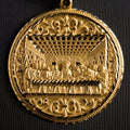 14K Gold Last Supper Pendant